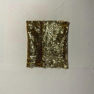Intimately by Free People gold sequin tube top sz XS/S